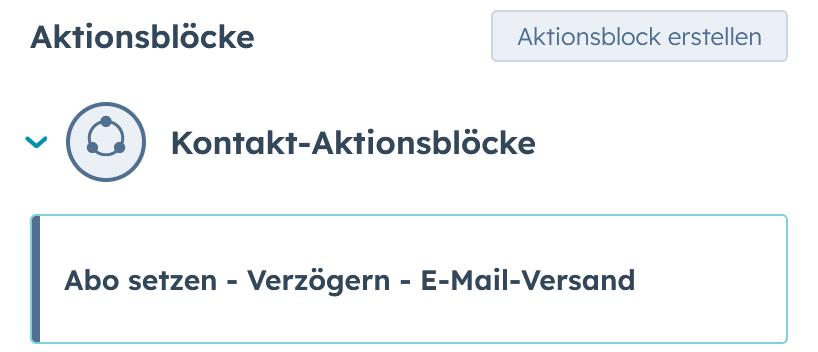 Aktionsblock hinzufuegen_HubSpot_Workflow