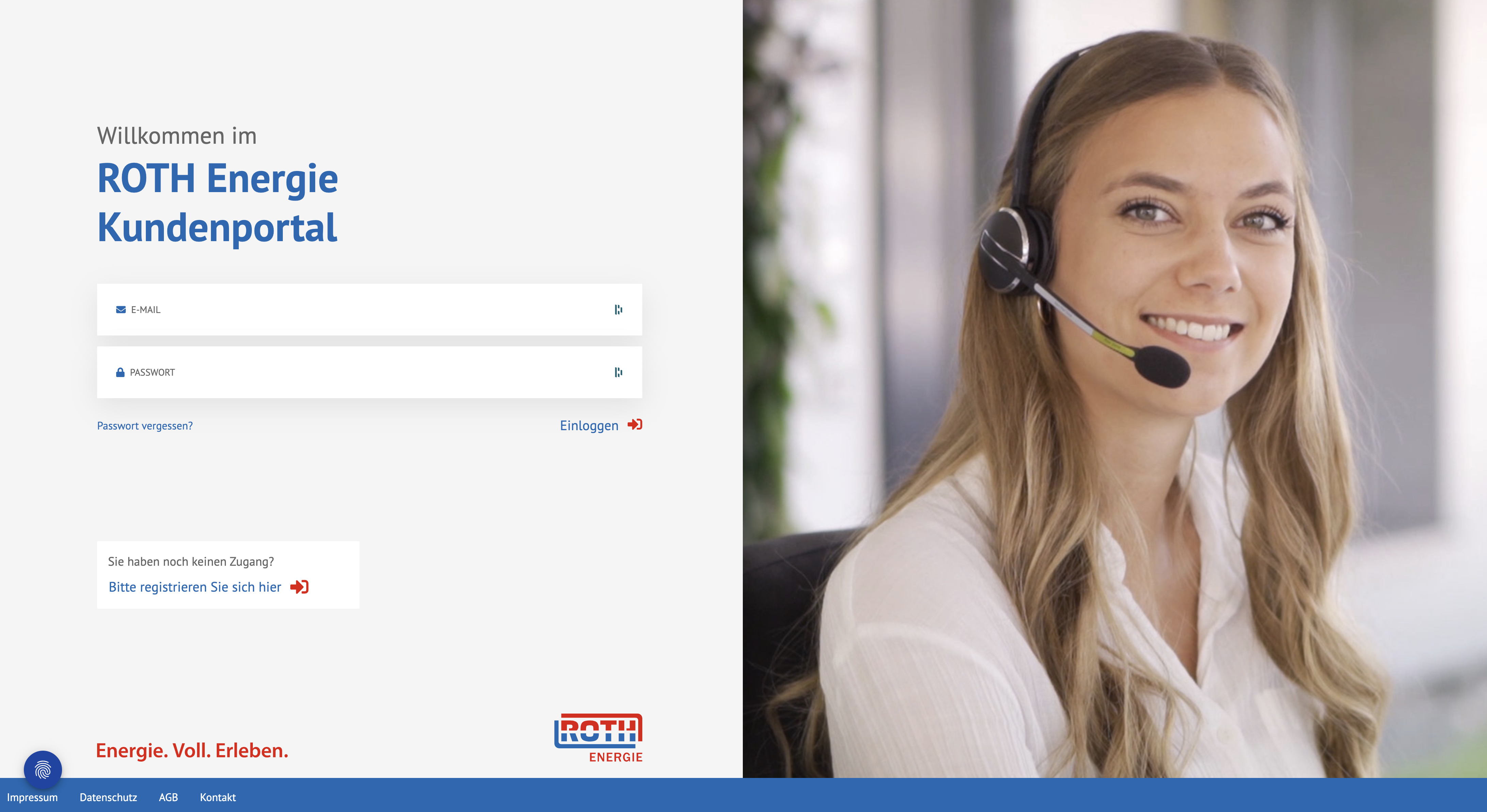 Roth Energie Kundenportal Login