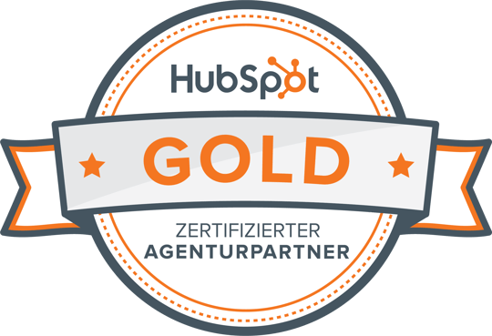 HubSpot-Partnerabzeichen-Gold