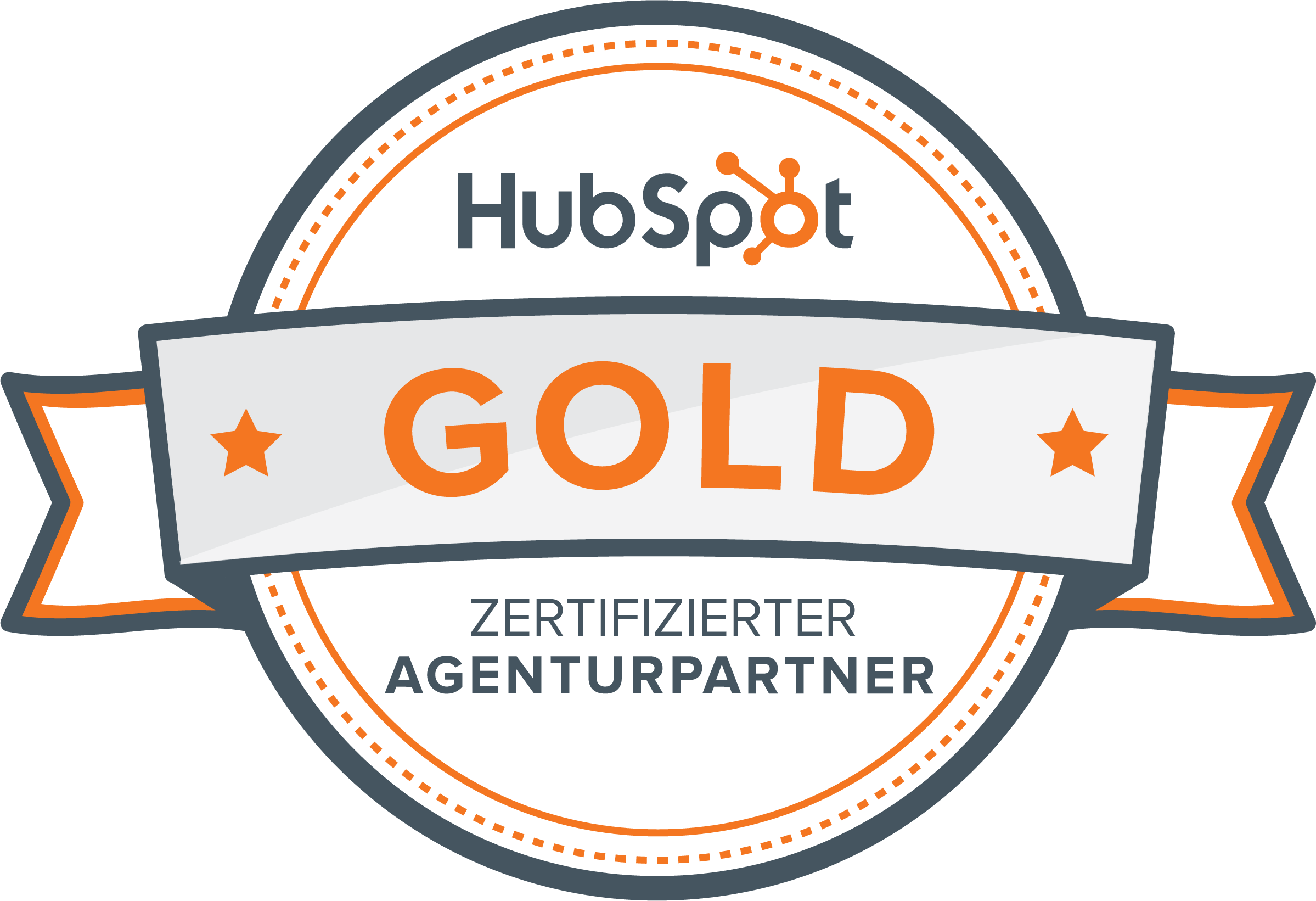 HubSpot Partnerabzeichen Gold
